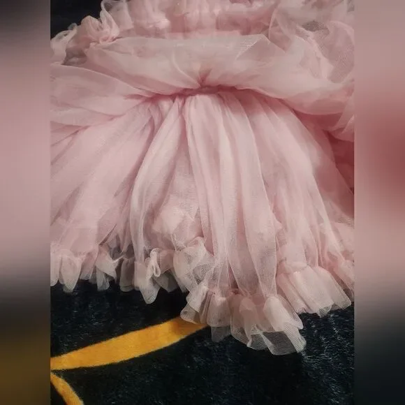 Girl's 4-5 Years Red Pink Lot of 2 Dresses NWT Knit Works & Popatu - Picture 15 of 16